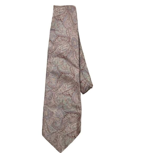 VTG ABERCROMBIE &‎ FITCH PAISLEY NECK TIE - Picture 1 of 6